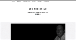 Desktop Screenshot of joetheesfeld.com